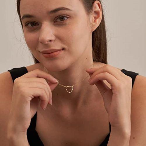Cute Open Heart Necklace