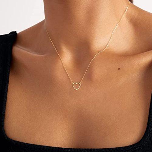 Cute Open Heart Necklace
