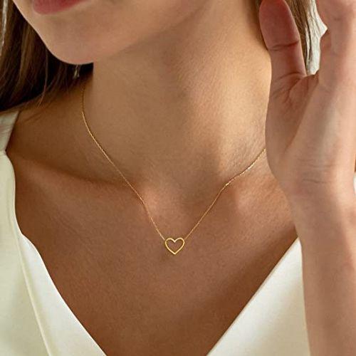 Cute Open Heart Necklace