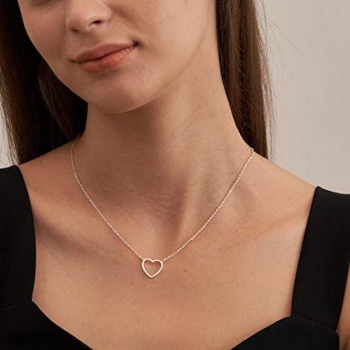 Cute Open Heart Necklace