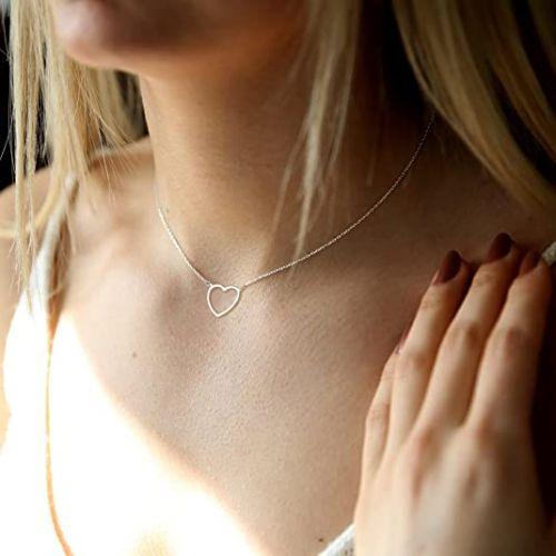 Cute Open Heart Necklace