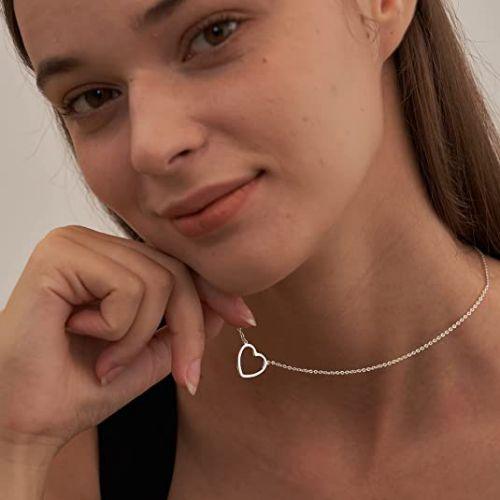 Cute Open Heart Necklace