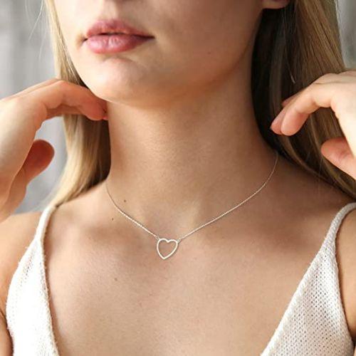 Cute Open Heart Necklace