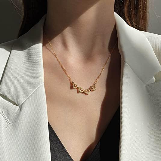 Four Leaf Clover Heart Necklace