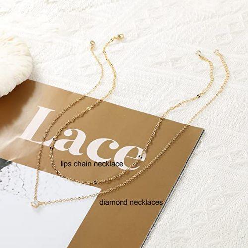 Layered CZ Chain Necklace