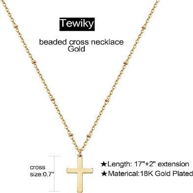 Minimalist Cross Pendant Necklace