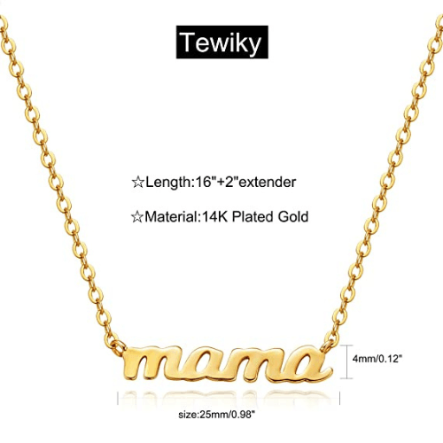 Classic MAMA Letter Necklace