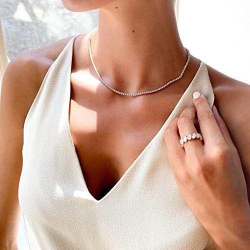 Classic Tennis Choker Necklace
