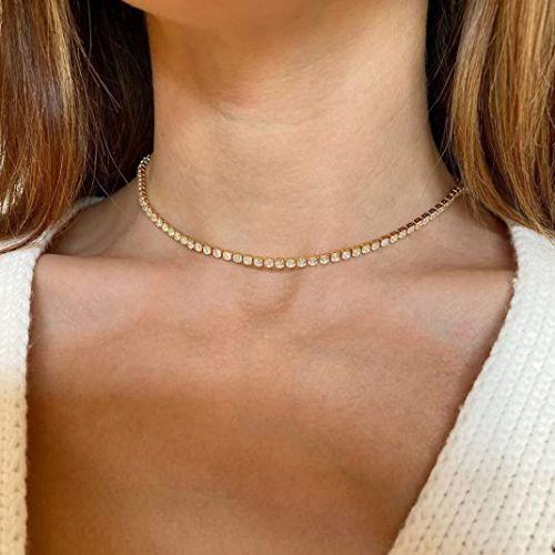 Classic Tennis Choker Necklace