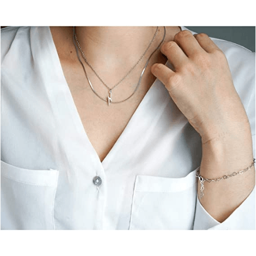 Dainty Flat Snake Chain Necklace