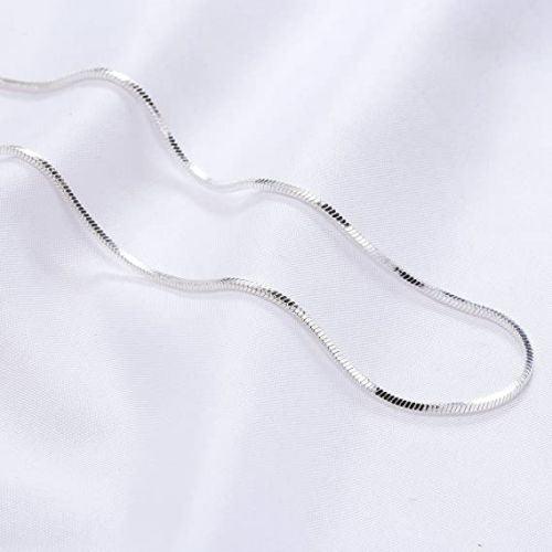 Dainty Flat Snake Chain Necklace