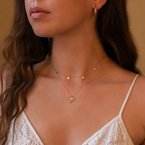 Love Your Mom Heart Shaped Necklace