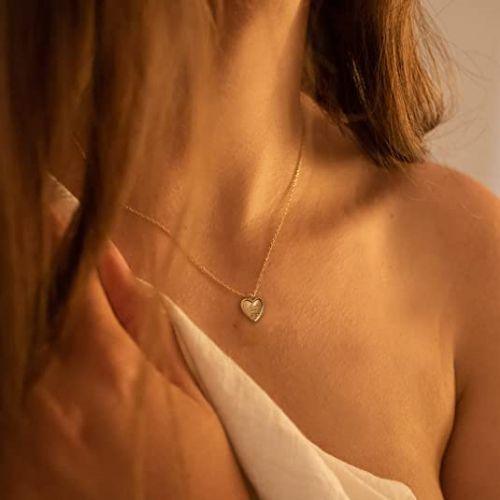 Love Your Mom Heart Shaped Necklace