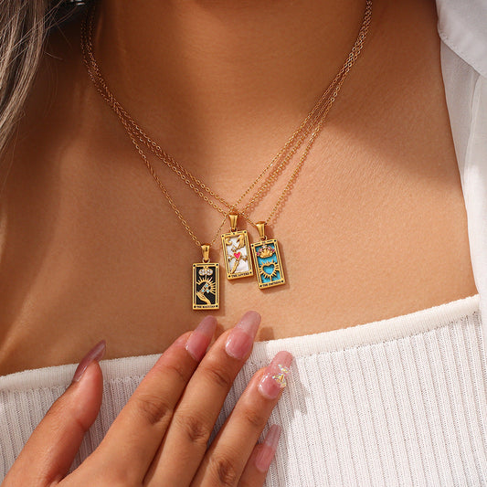 Fae® Golden Fortune Tarot Necklace