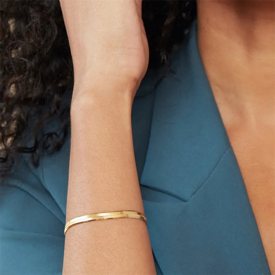 Chelsea Herringbone Bracelet