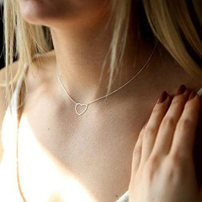 Cute Open Heart Necklace