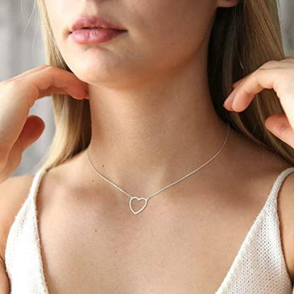 Cute Open Heart Necklace
