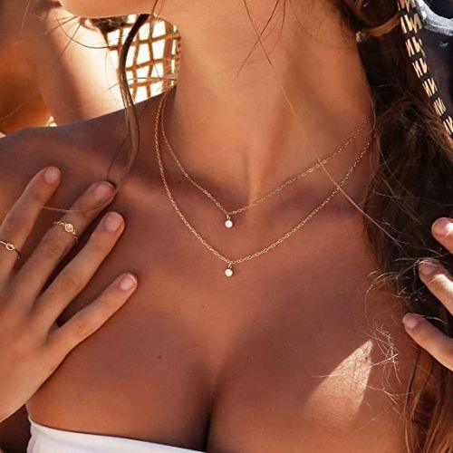 Layered Cubic Zirconia Necklace