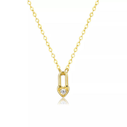 Ellie® Paris Hearts Padlock Necklace