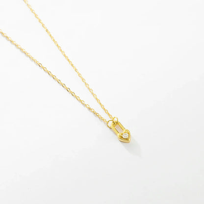Ellie® Paris Hearts Padlock Necklace
