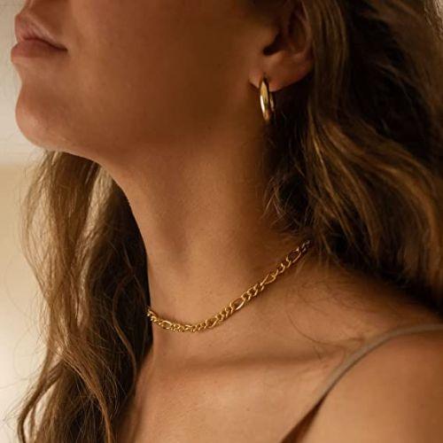 Simple Thick Hoop Earrings