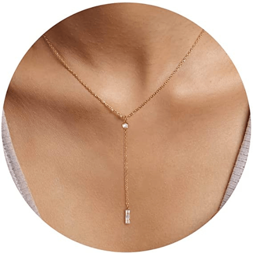 CZ Y Necklace