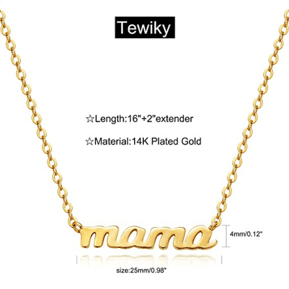 Classic MAMA Letter Necklace