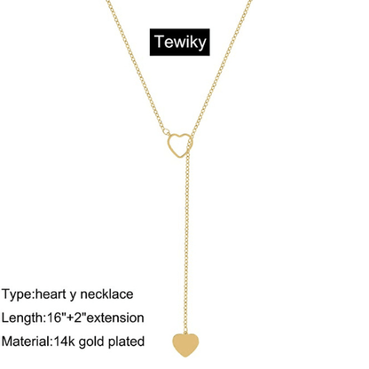 Heart to Heart Y Necklace