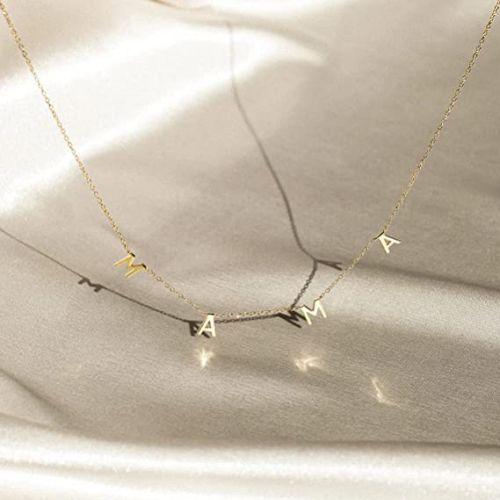 Simple MAMA Letter Necklace