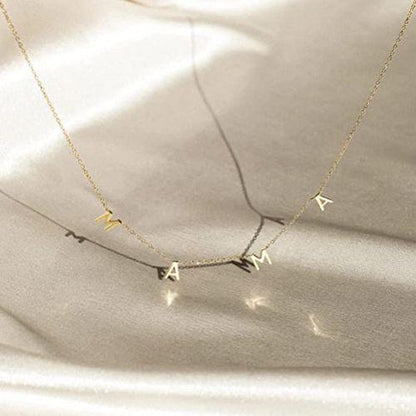 Simple MAMA Letter Necklace