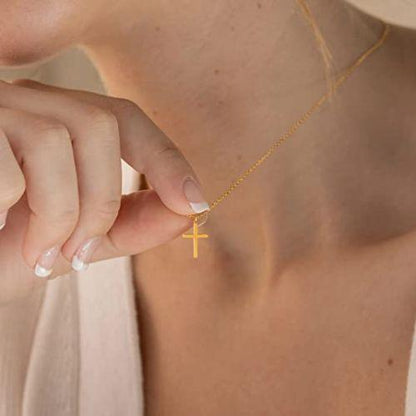 Small Cross Pendant Necklace